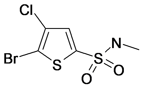 5-Bromo-4-chloro-thiophene-2-sulfonic acid methylamide
