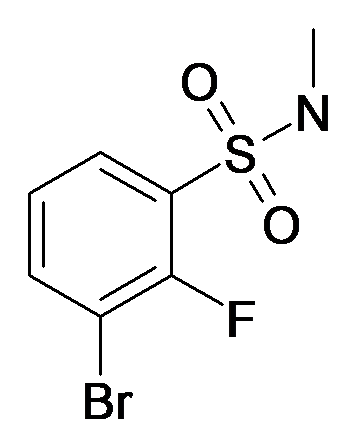 3-Bromo-2-fluoro-N-methyl-benzenesulfonamide