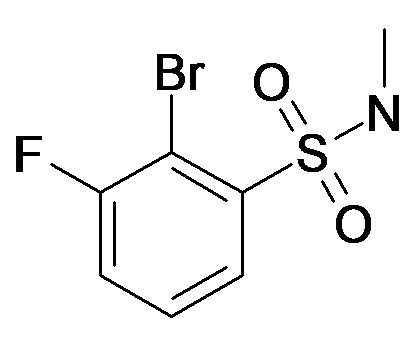 2-Bromo-3-fluoro-N-methyl-benzenesulfonamide