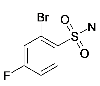 2-Bromo-4-fluoro-N-methyl-benzenesulfonamide