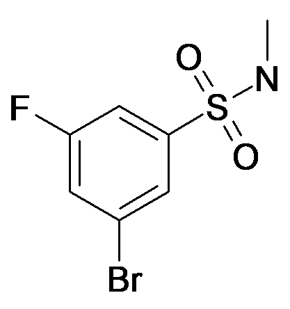 3-Bromo-5-fluoro-N-methyl-benzenesulfonamide
