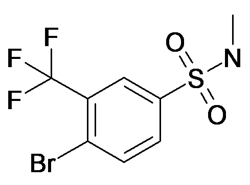 4-Bromo-N-methyl-3-trifluoromethyl-benzenesulfonamide