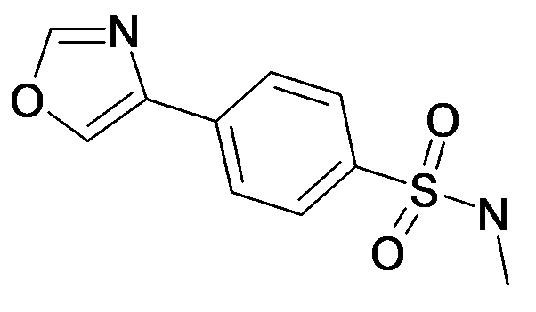 N-Methyl-4-oxazol-4-yl-benzenesulfonamide