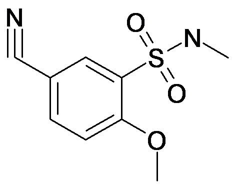 5-Cyano-2-methoxy-N-methyl-benzenesulfonamide