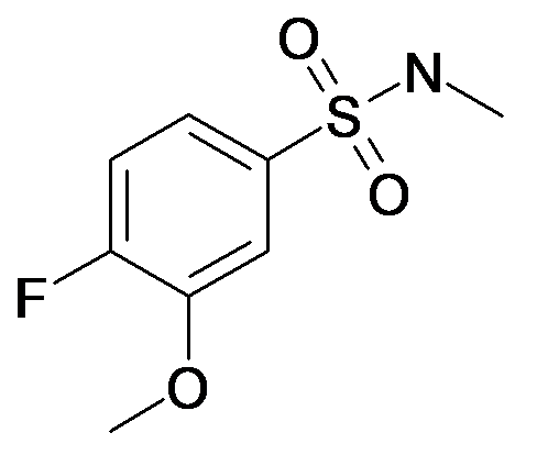 4-Fluoro-3-methoxy-N-methyl-benzenesulfonamide