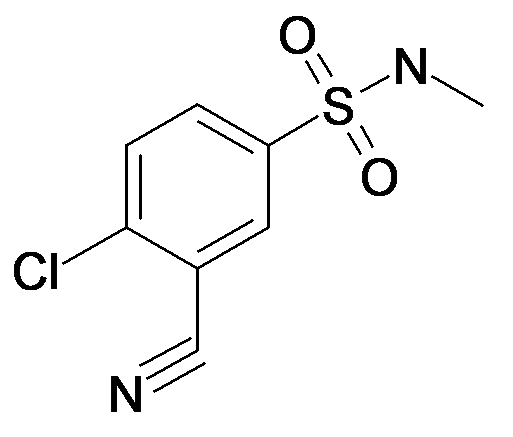 4-Chloro-3-cyano-N-methyl-benzenesulfonamide