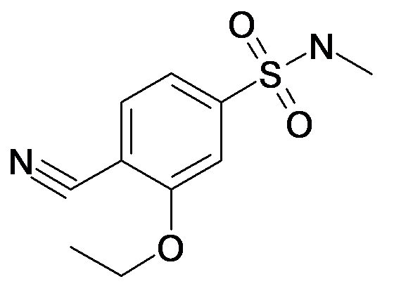 4-Cyano-3-ethoxy-N-methyl-benzenesulfonamide