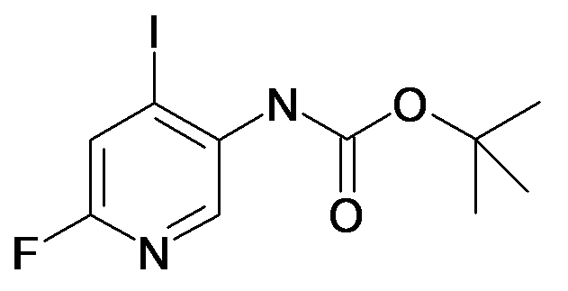(6-Fluoro-4-iodo-pyridin-3-yl)-carbamic acid tert-butyl ester