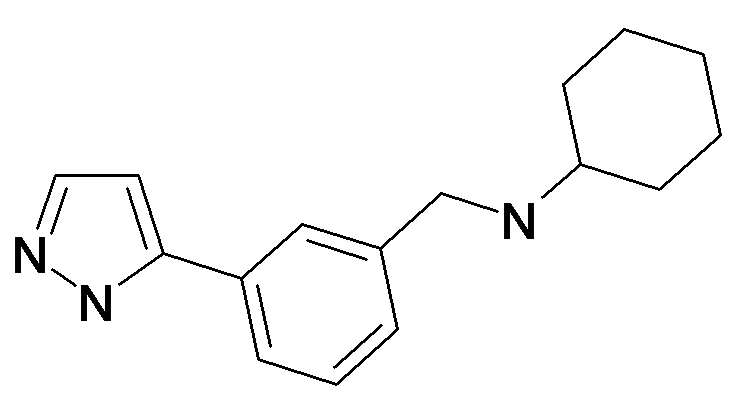 Cyclohexyl-[3-(2H-pyrazol-3-yl)-benzyl]-amine