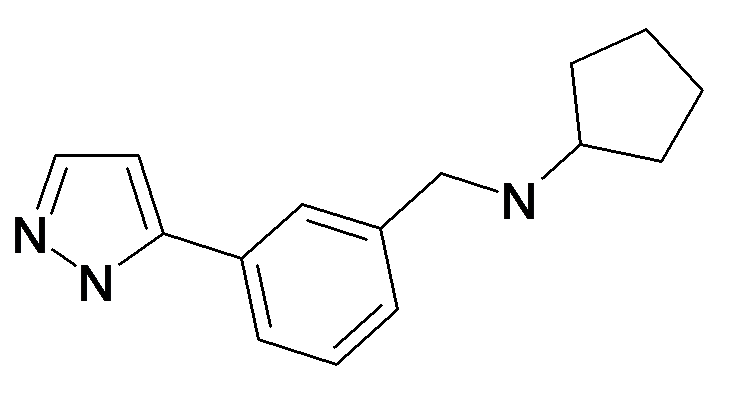Cyclopentyl-[3-(2H-pyrazol-3-yl)-benzyl]-amine