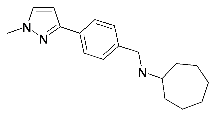 Cycloheptyl-[4-(1-methyl-1H-pyrazol-3-yl)-benzyl]-amine