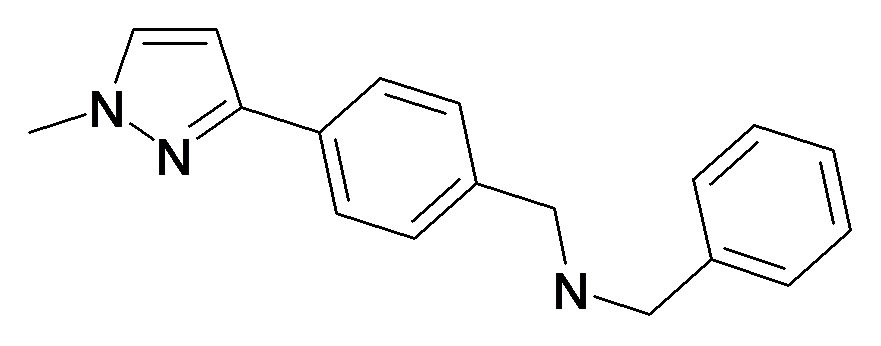 Benzyl-[4-(1-methyl-1H-pyrazol-3-yl)-benzyl]-amine