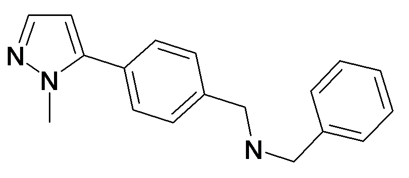 Benzyl-[4-(2-methyl-2H-pyrazol-3-yl)-benzyl]-amine