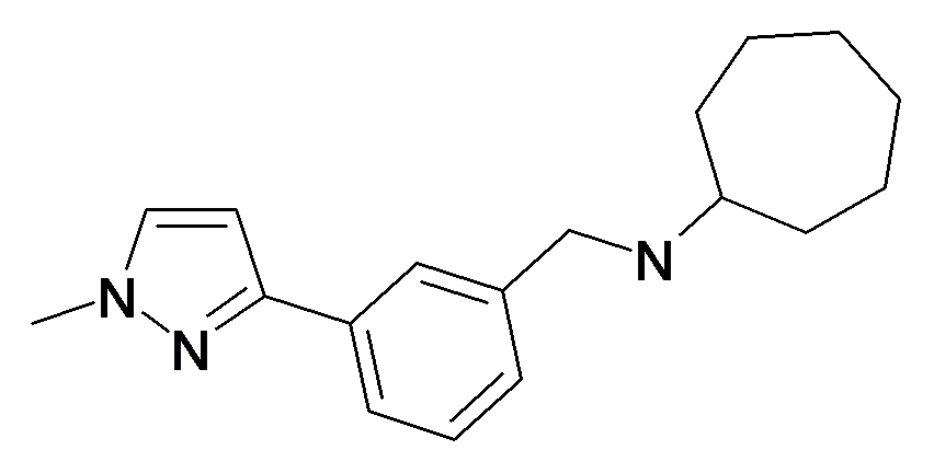 Cycloheptyl-[3-(1-methyl-1H-pyrazol-3-yl)-benzyl]-amine