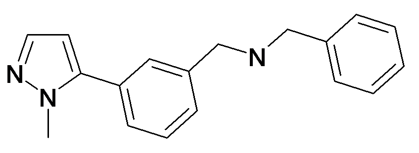 Benzyl-[3-(2-methyl-2H-pyrazol-3-yl)-benzyl]-amine