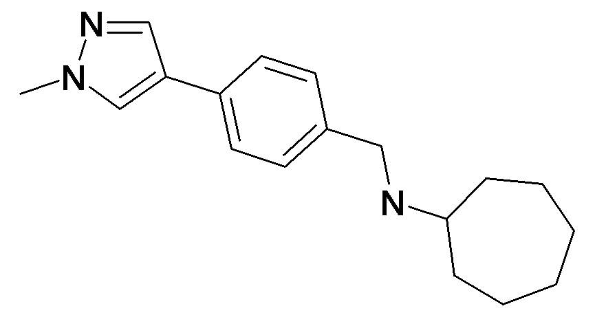 Cycloheptyl-[4-(1-methyl-1H-pyrazol-4-yl)-benzyl]-amine