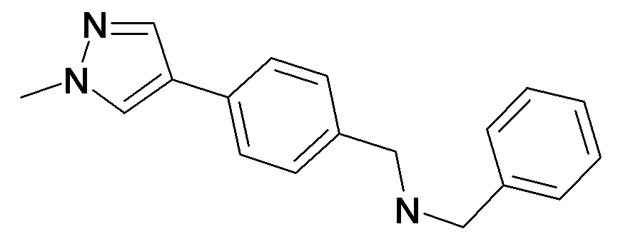 Benzyl-[4-(1-methyl-1H-pyrazol-4-yl)-benzyl]-amine