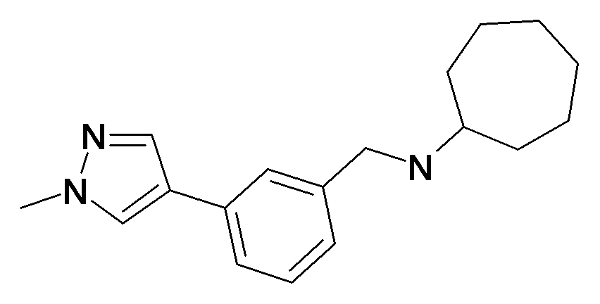 Cycloheptyl-[3-(1-methyl-1H-pyrazol-4-yl)-benzyl]-amine