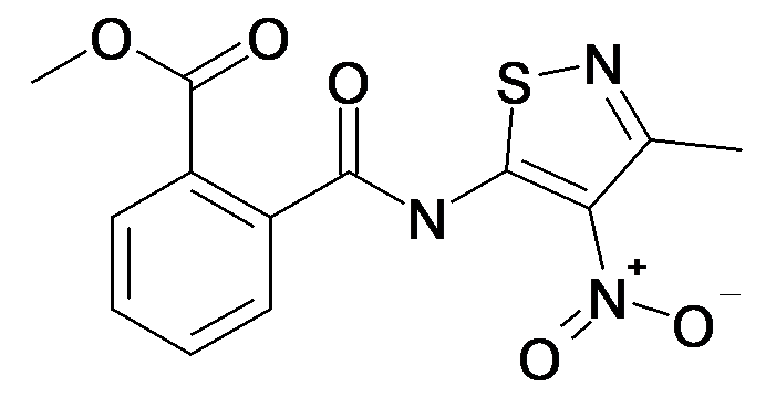 N-(3-Methyl-4-nitro-isothiazol-5-yl)-phthalamic acid methyl ester