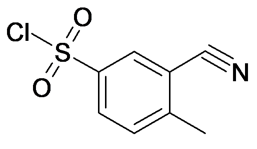 3-Cyano-4-methyl-benzenesulfonyl chloride