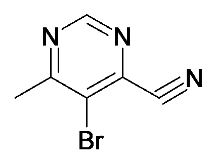 5-Bromo-6-methyl-pyrimidine-4-carbonitrile