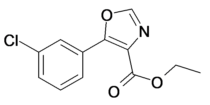 5-(3-Chloro-phenyl)-oxazole-4-carboxylic acid ethyl ester