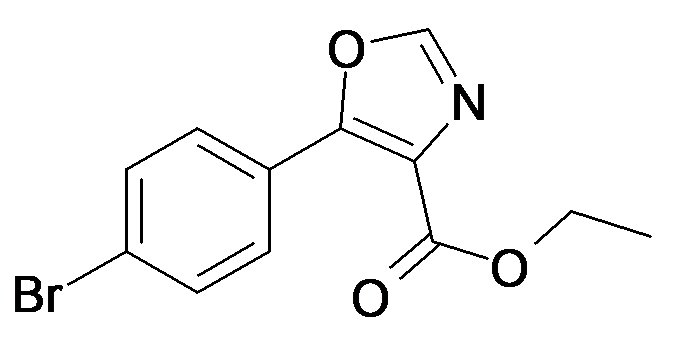 5-(4-Bromo-phenyl)-oxazole-4-carboxylic acid ethyl ester