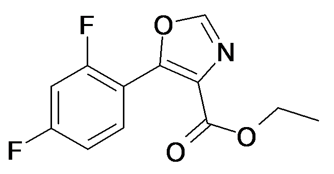 5-(2,4-Difluoro-phenyl)-oxazole-4-carboxylic acid ethyl ester