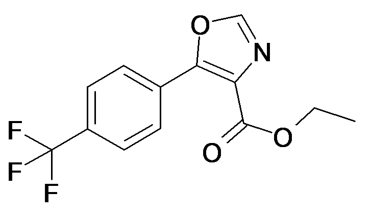 5-(4-Trifluoromethyl-phenyl)-oxazole-4-carboxylic acid ethyl ester