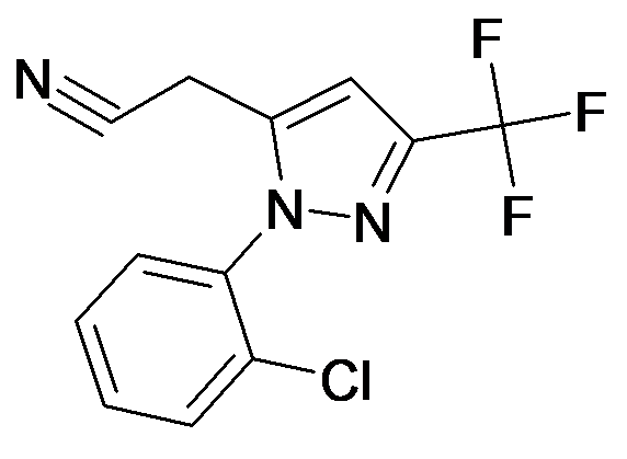 [2-(2-Chloro-phenyl)-5-trifluoromethyl-2H-pyrazol-3-yl]-acetonitrile