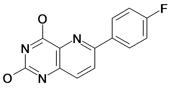 6-(4-Fluoro-phenyl)-pyrido[3,2-d]pyrimidine-2,4-diol