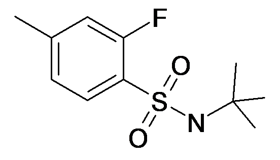 N-tert-Butyl-2-fluoro-4-methyl-benzenesulfonamide