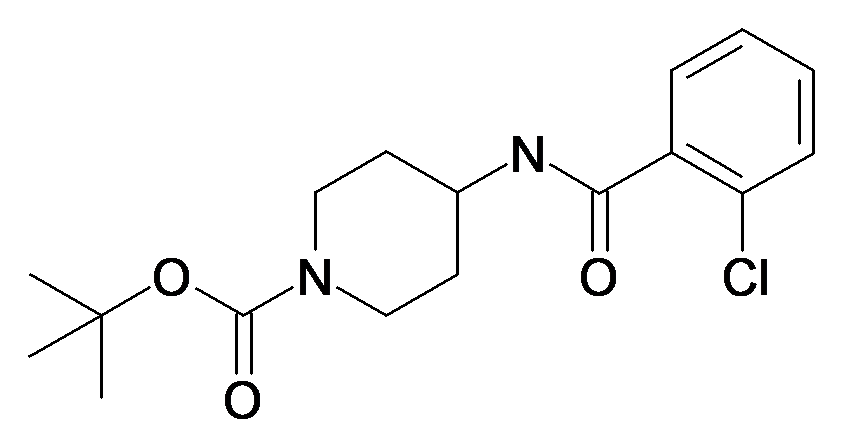 4-(2-Chloro-benzoylamino)-piperidine-1-carboxylic acid tert-butyl ester