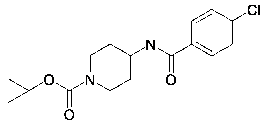 4-(4-Chloro-benzoylamino)-piperidine-1-carboxylic acid tert-butyl ester