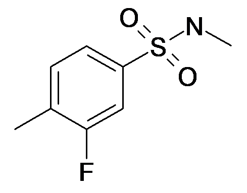 3-Fluoro-4,N-dimethyl-benzenesulfonamide