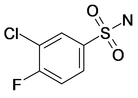 3-Chloro-4-fluoro-benzenesulfonamide