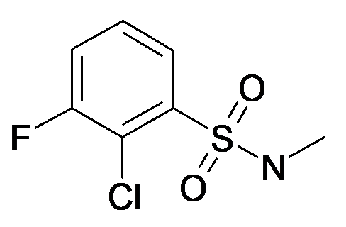 2-Chloro-3-fluoro-N-methyl-benzenesulfonamide