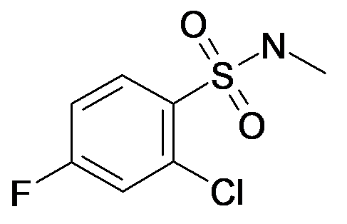 2-Chloro-4-fluoro-N-methyl-benzenesulfonamide