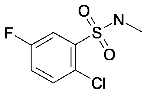2-Chloro-5-fluoro-N-methyl-benzenesulfonamide