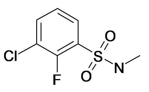 3-Chloro-2-fluoro-N-methyl-benzenesulfonamide