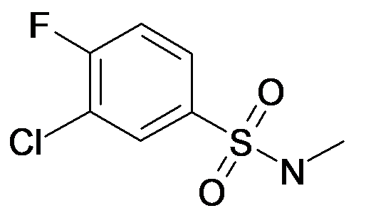3-Chloro-4-fluoro-N-methyl-benzenesulfonamide