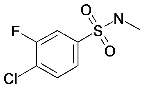 4-Chloro-3-fluoro-N-methyl-benzenesulfonamide