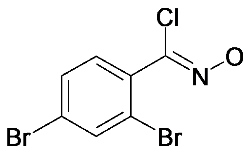 2,4-Dibromo-N-hydroxybenzene-1-carbonimidoyl chloride