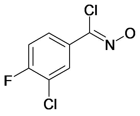 3-Chloro-4-fluoro-N-hydroxybenzenecarboximidoyl chloride