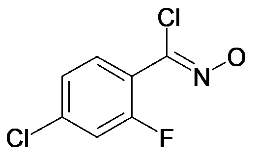 4-Chloro-2-fluoro-N-hydroxybenzenecarboximidoyl chloride