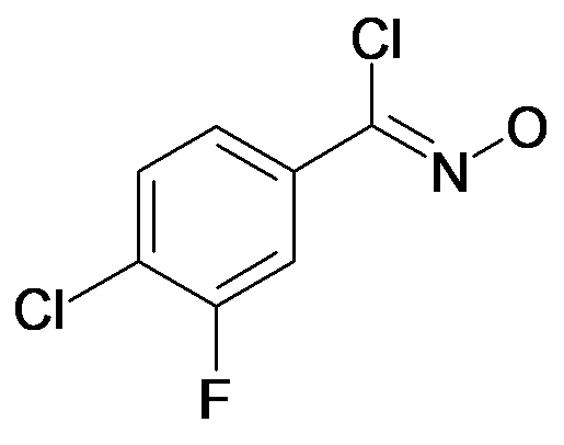 4-Chloro-3-fluoro-N-hydroxybenzenecarboximidoyl chloride