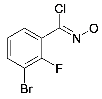 3-Bromo-2-fluoro-N-hydroxybenzenecarboximidoyl chloride
