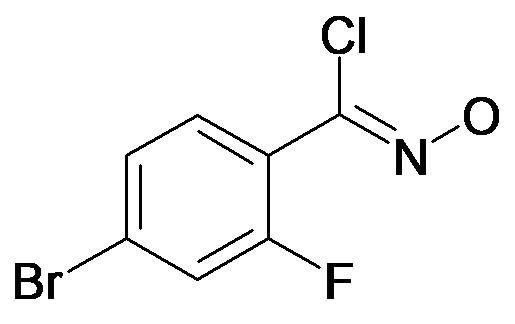 4-Bromo-2-fluoro-N-hydroxybenzenecarboximidoyl chloride