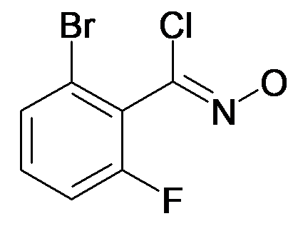 2-Bromo-6-fluoro-N-hydroxybenzenecarboximidoyl chloride