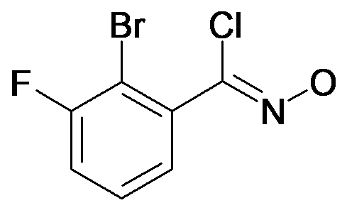2-Bromo-3-fluoro-N-hydroxybenzenecarboximidoyl chloride